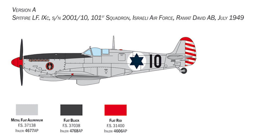 Spitfire Mk. IX 1:48 Model Kit by Italeri