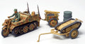 Kettenkraftrad w/ Infantry Cart & Goliath Demolition Vehicle 1:48 Model Kit by Tamiya