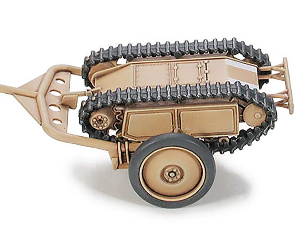 Kettenkraftrad w/ Infantry Cart & Goliath Demolition Vehicle 1:48 Model Kit by Tamiya