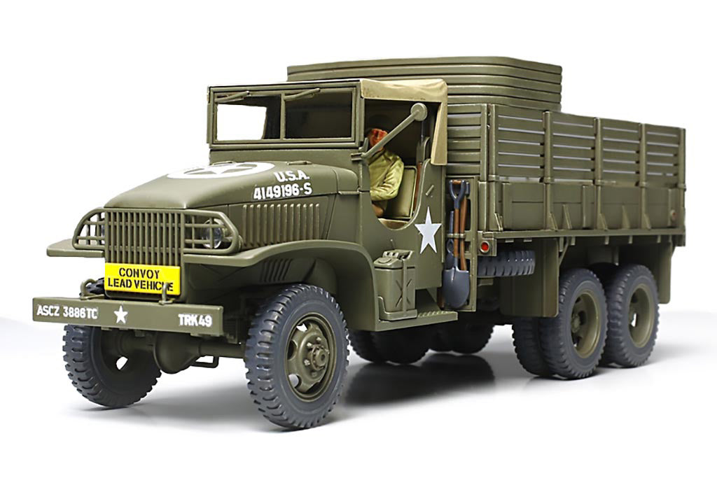 U.S. 2.5 Ton 6x6 Cargo Truck 1:48 Model Kit by Tamiya