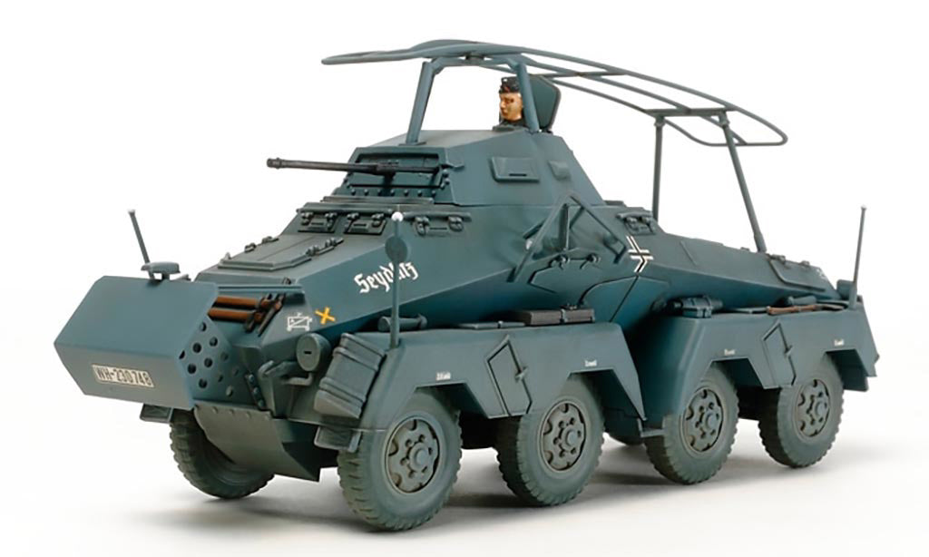 German Sd.Ffz.232 Heavy Armoured Car 1:48 Model Kit by Tamiya