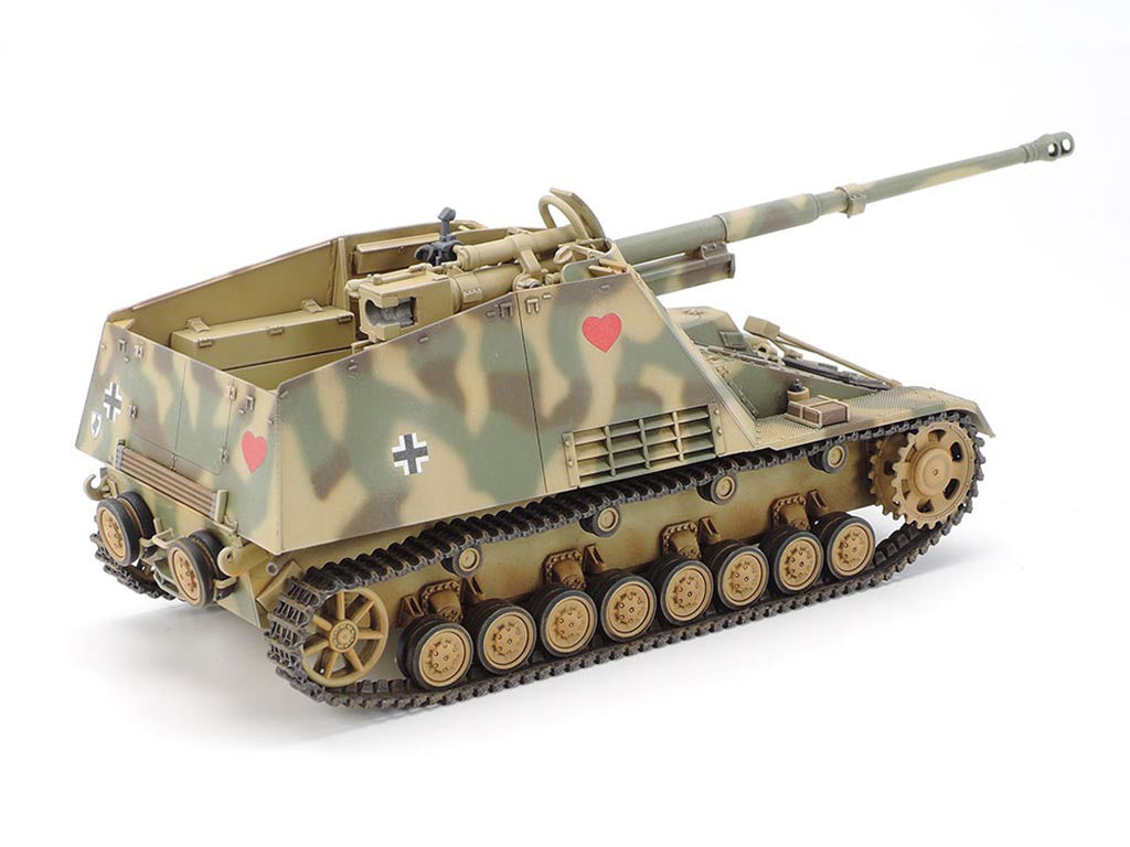 German Nashorn Self-Propelled Heavy Anti-Tank Gun 1:48 Model Kit by Tamiya