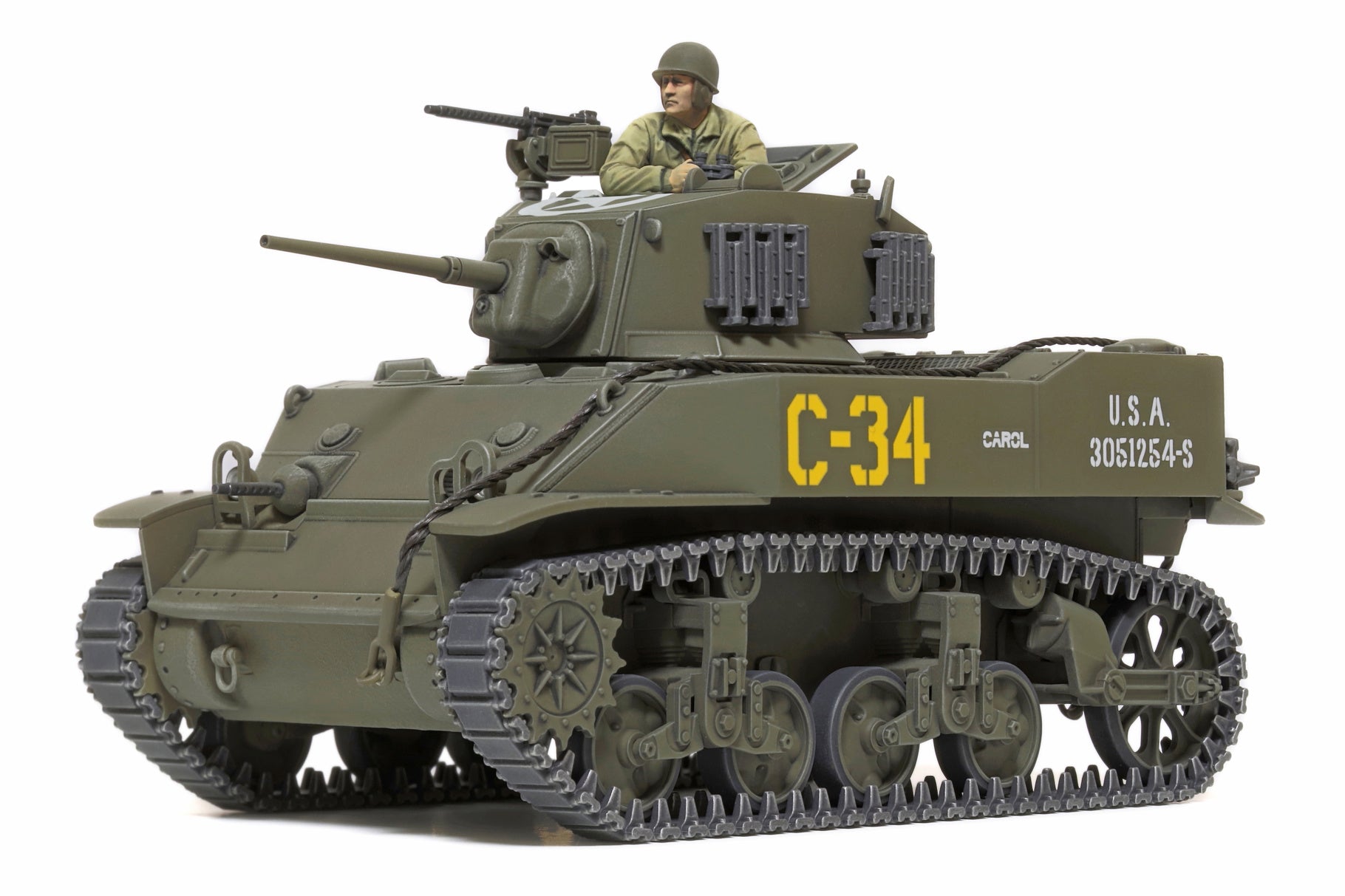 U.S Light Tank M5A1 Stuart 1:48 Model Kit by Tamiya