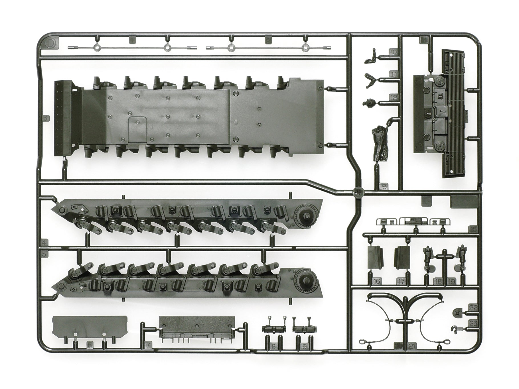 German MBT Leopard 2 A7V 1:48 Model Kit by Tamiya