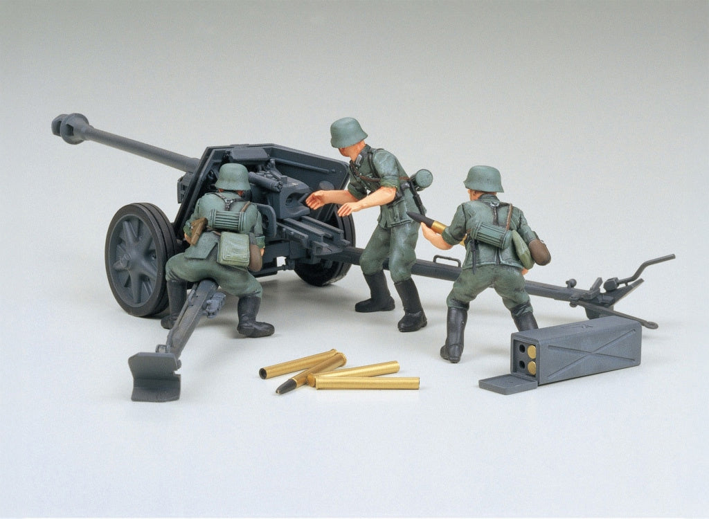 German 7.5cm Pak40/L46 Anti-Tank Gun 1:35 Model Kit by Tamiya