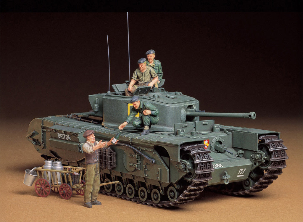 British Churchill Mk.VII 1:35 Model Kit by Tamiya