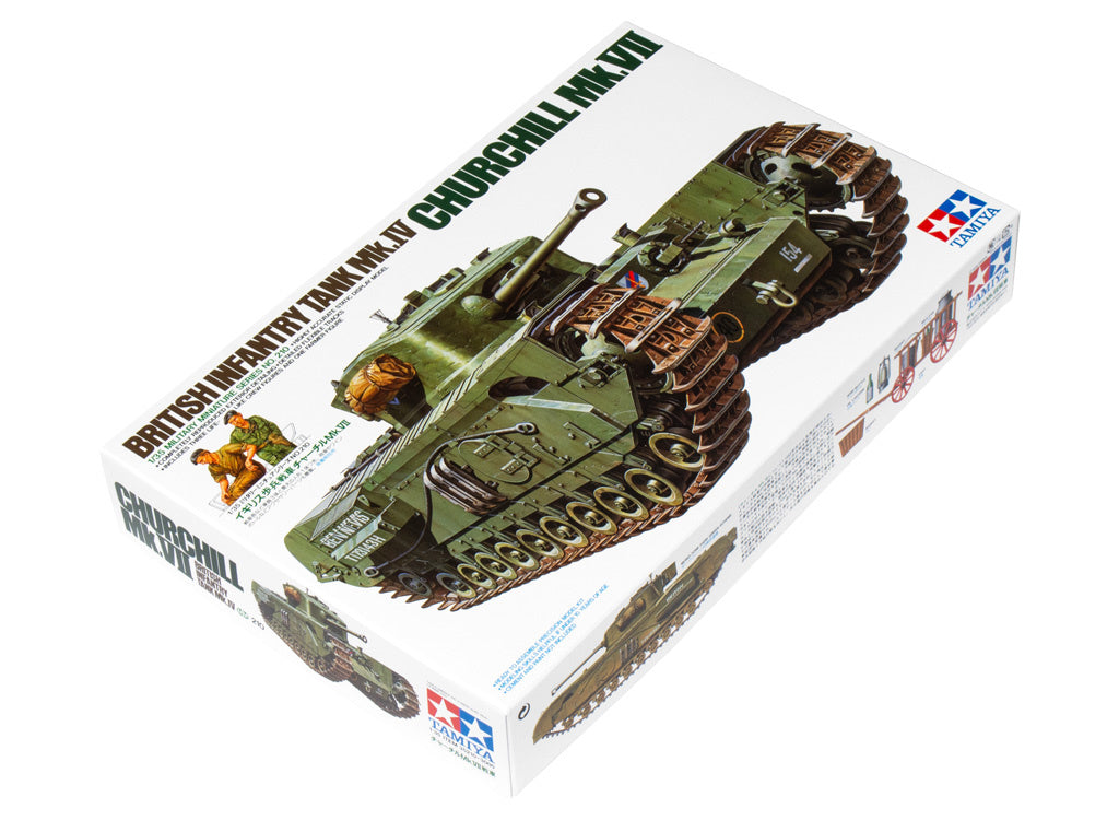 British Churchill Mk.VII 1:35 Model Kit by Tamiya