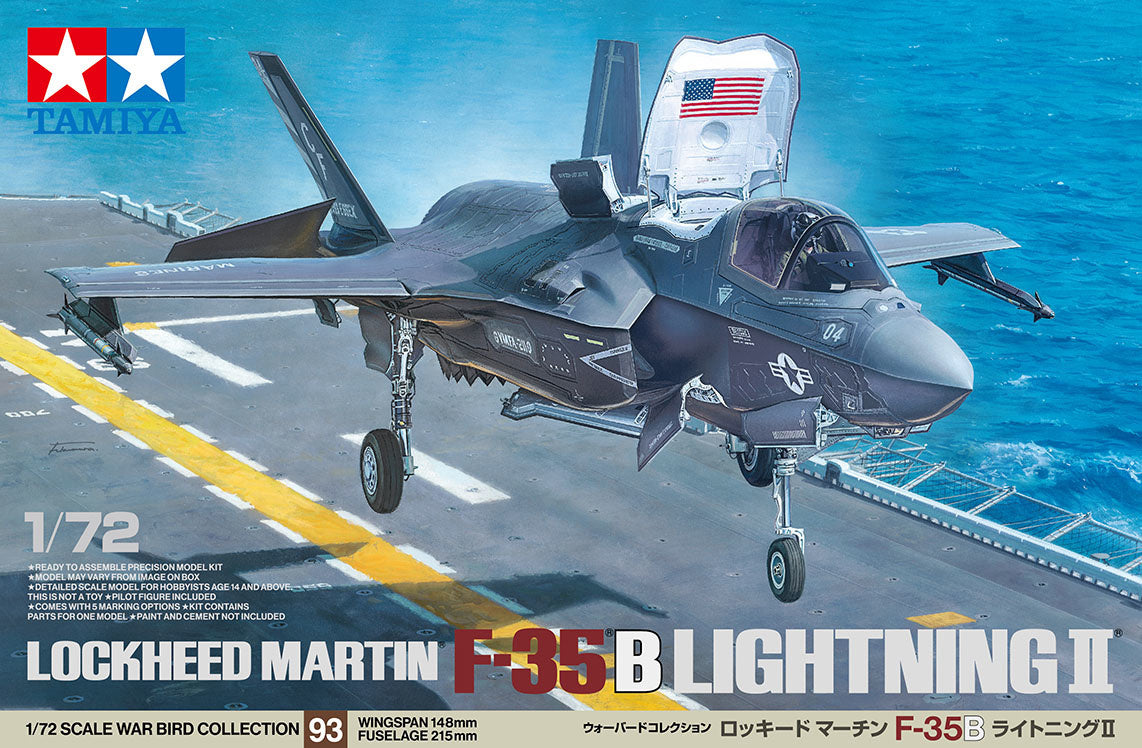 F-35B Lightning II 1:72 Model Kit by Tamiya
