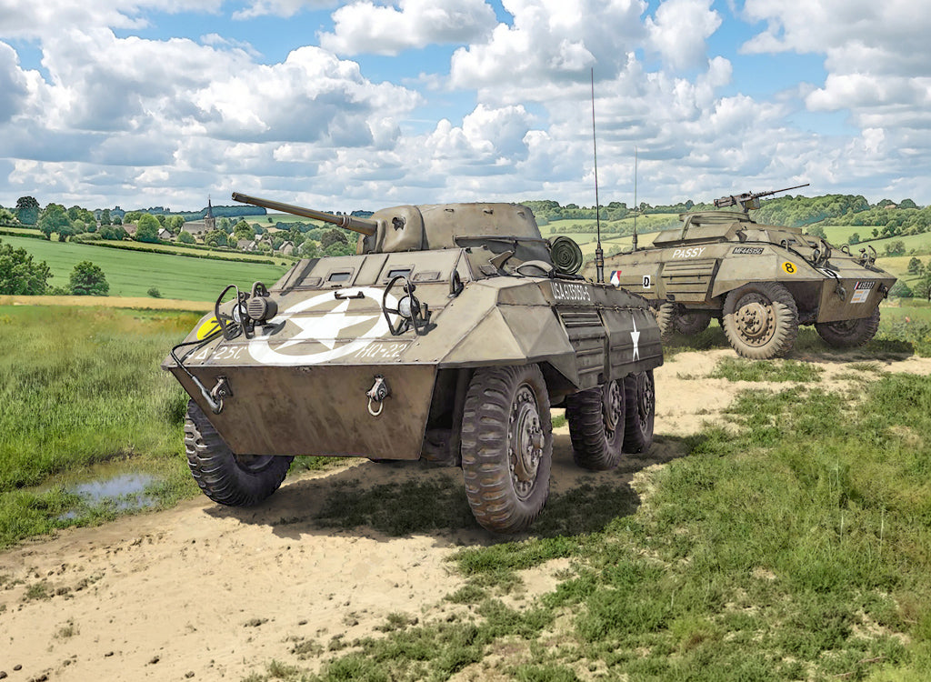 M8 Greyhound / M20 Armoured Utility Car 1:72 Model Kit by Italeri