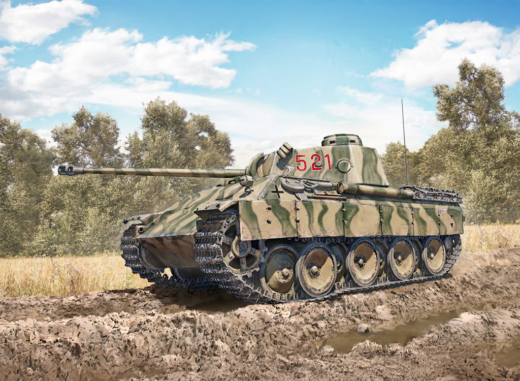 Pz.Kpwf.V Panther Ausf.D 1:35 Model Kit by Italeri
