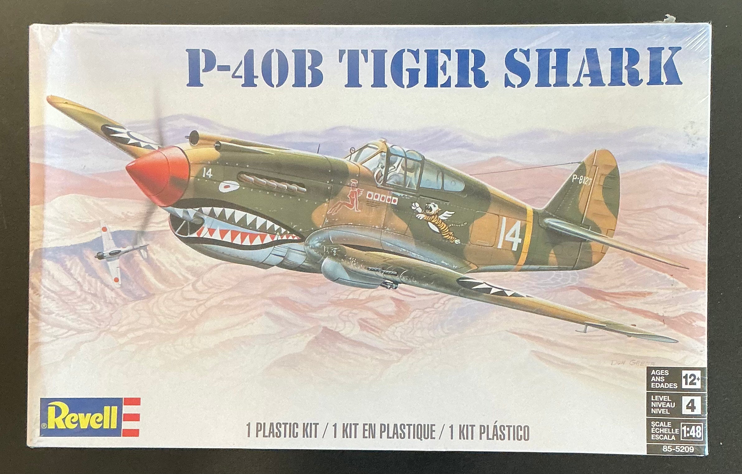 P-40B Tiger Shark 1:48 Model Kit by Revell