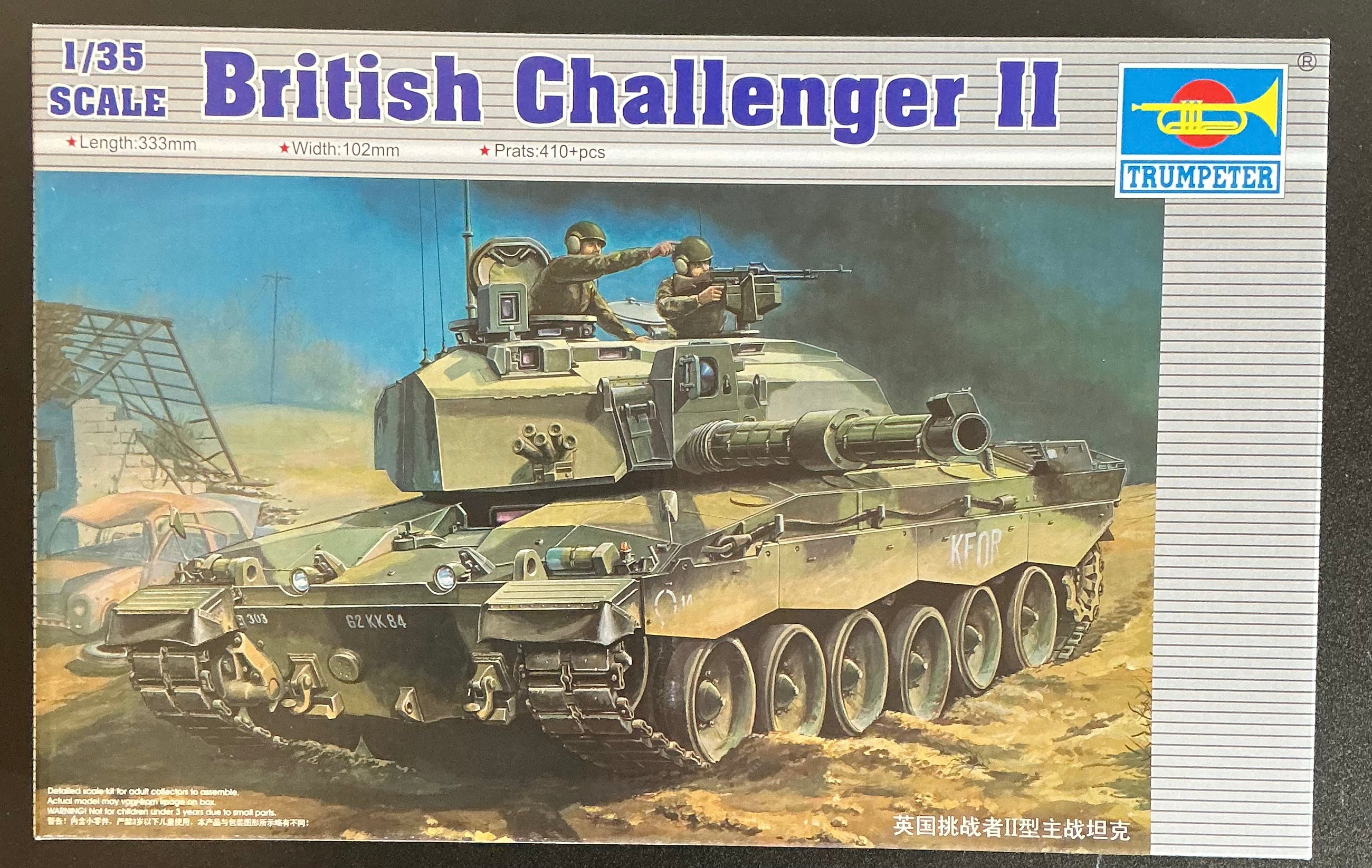 British Challenger II 1:35 Model Kit by Trumpeter