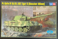 Pz.Kpwf.VI Sd.Kfz.182 Tiger II (Henschel 105mm) 1:35 Model Kit by Hobby Boss