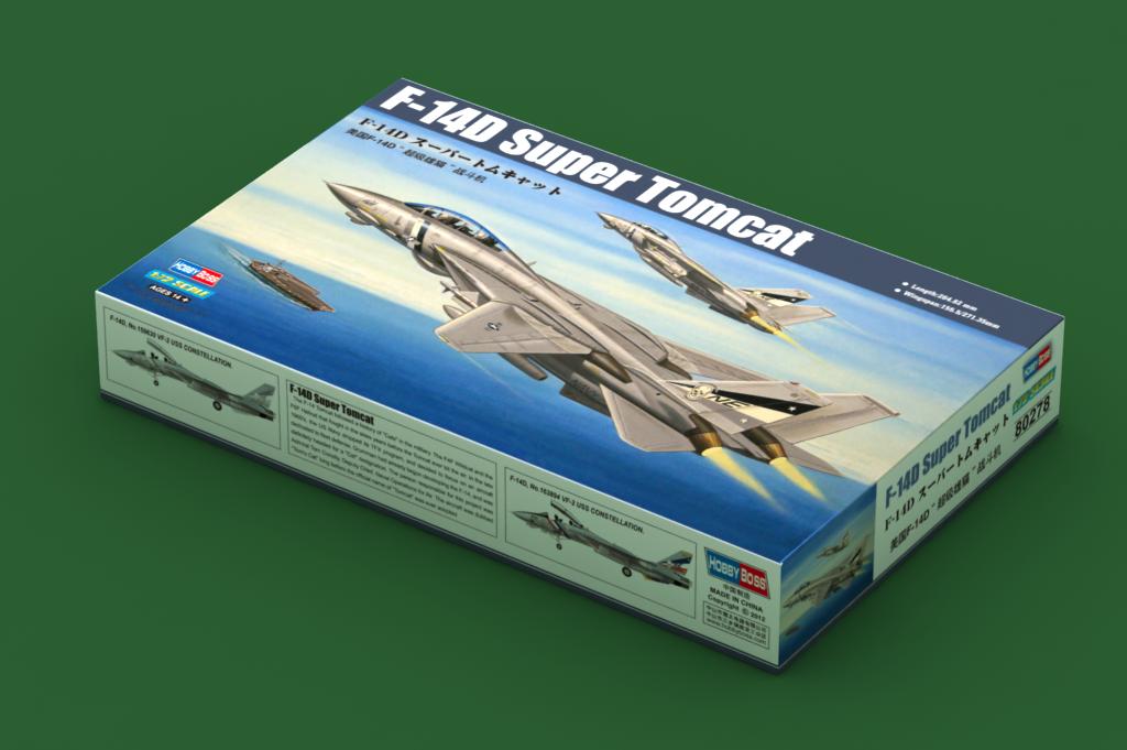 F-14D Super Tomcat 1:72 Model Kit by Hobby Boss