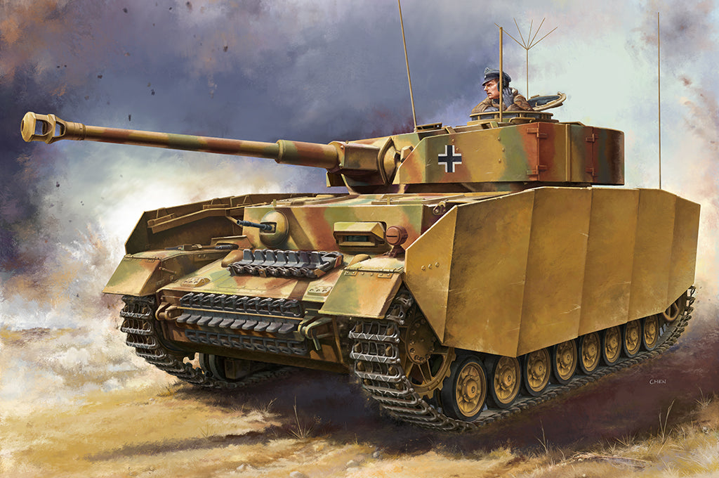German Pz.Kpfw.IV Ausf.J Med. Tank 1:48 Model Kit by Hobby Boss