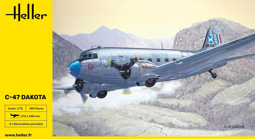 C-47 Dakota 1:72 Model Kit by Heller