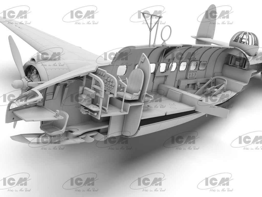 Lockhead Hudson Mk.III British Recon Bomber 1:48 Model Kit by ICM