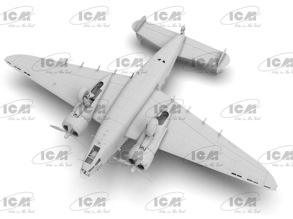 Lockhead Hudson Mk.III British Recon Bomber 1:48 Model Kit by ICM