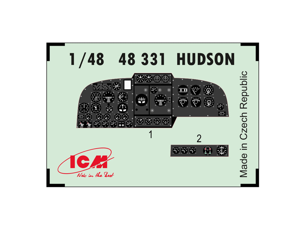 Lockhead Hudson Mk.III British Recon Bomber 1:48 Model Kit by ICM