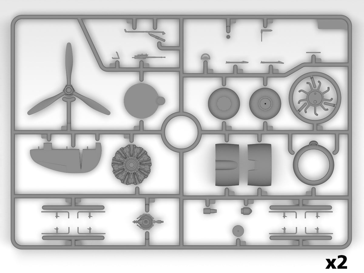 Lockhead Hudson Mk.III British Recon Bomber 1:48 Model Kit by ICM