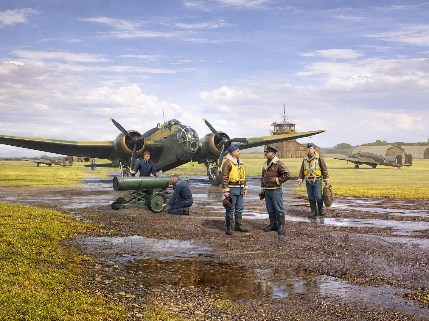 Operation Gardening HP.52 Hampden 1:48 Model Kit by ICM