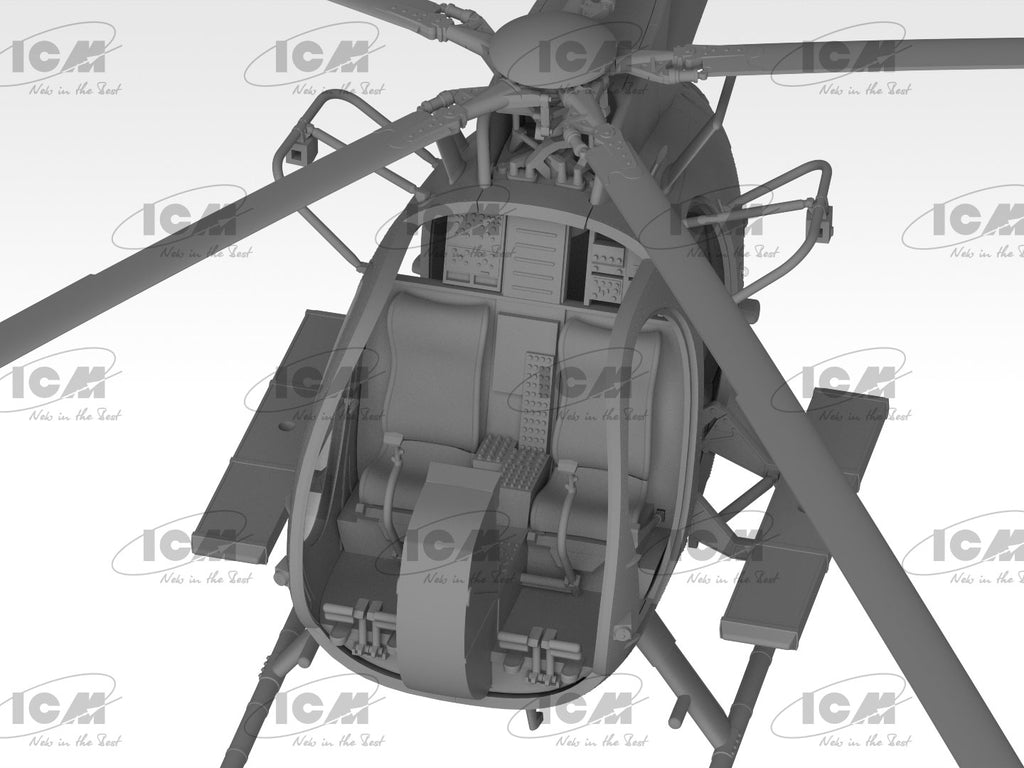MH-6J Little Bird 1:48 Model Kit by ICM