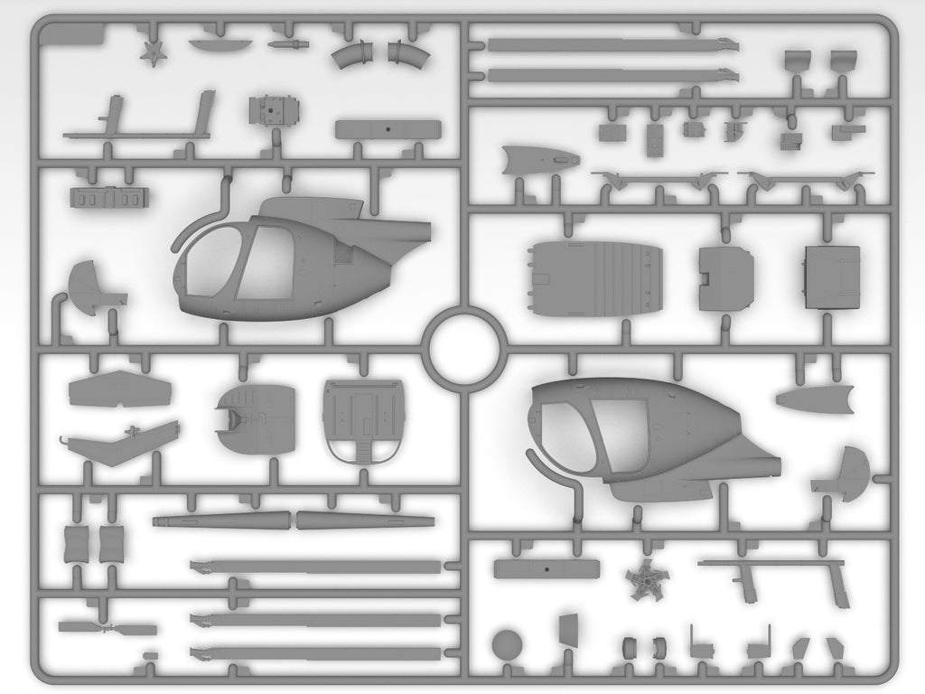 MH-6J Little Bird 1:48 Model Kit by ICM