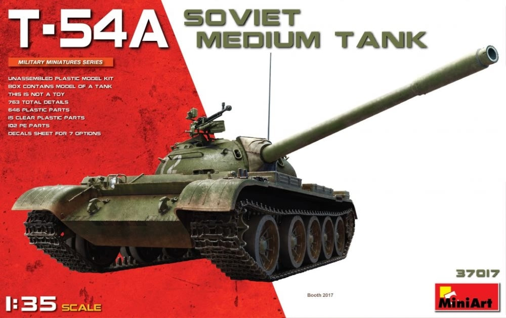 T-54A Soviet Medium Tank 1:35 Model Kit by MiniArt