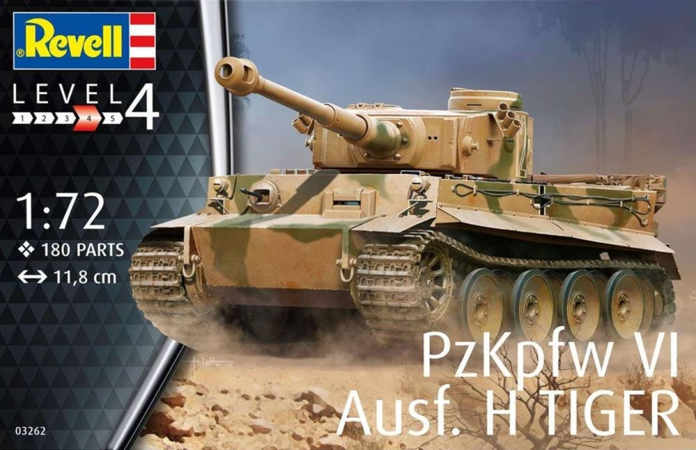 PzKpfw VI Ausf. H Tiger 1:72 Model Kit by Revell