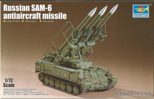 Russian SAM-6 Anti-Aircraft Missile 1:72 Model Kit by Trumpeter