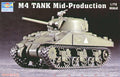 M4 Tank Mid Production 1:72 Model Kit by Trumpeter