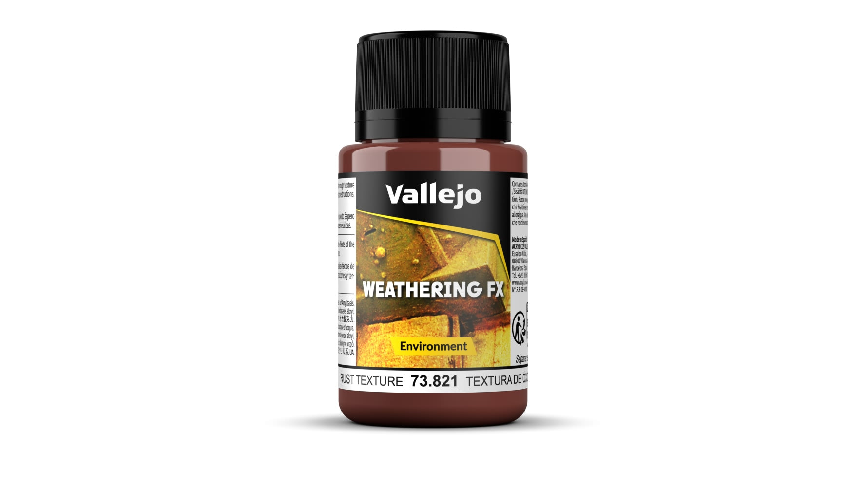 Vallejo Weathering FX 40ml - 73.821 Rust Texture