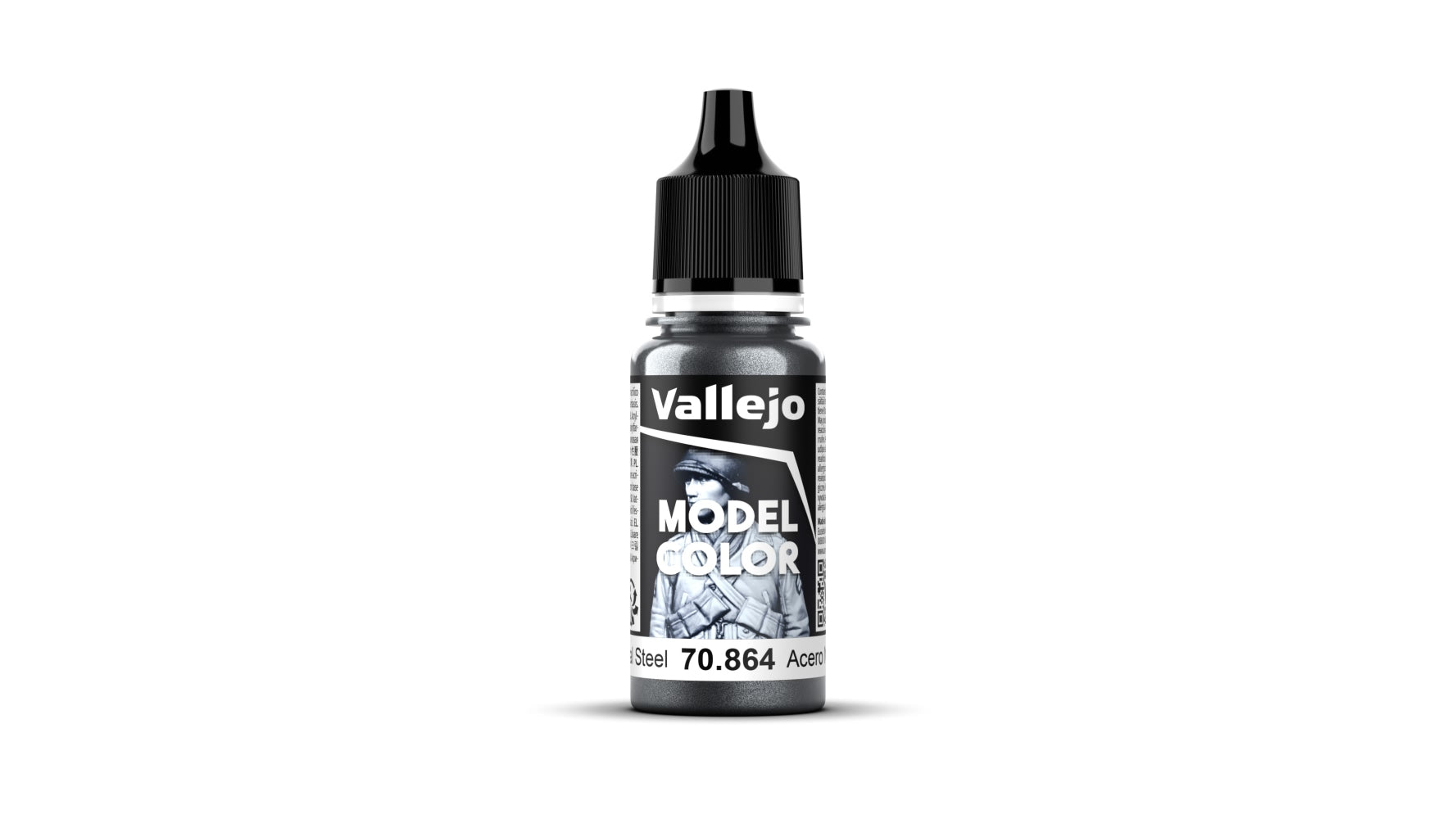 Vallejo Model Color 18ml - 70.864 Natural Steel