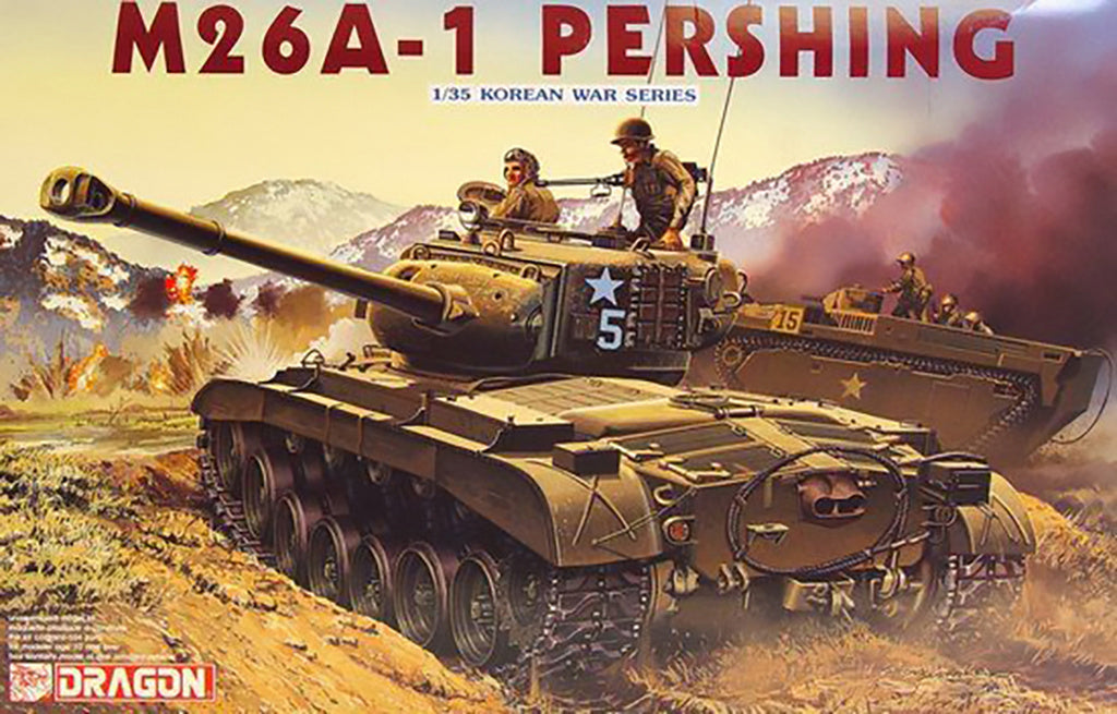 M26A-1 Pershing 1:35 Model Kit by Dragon