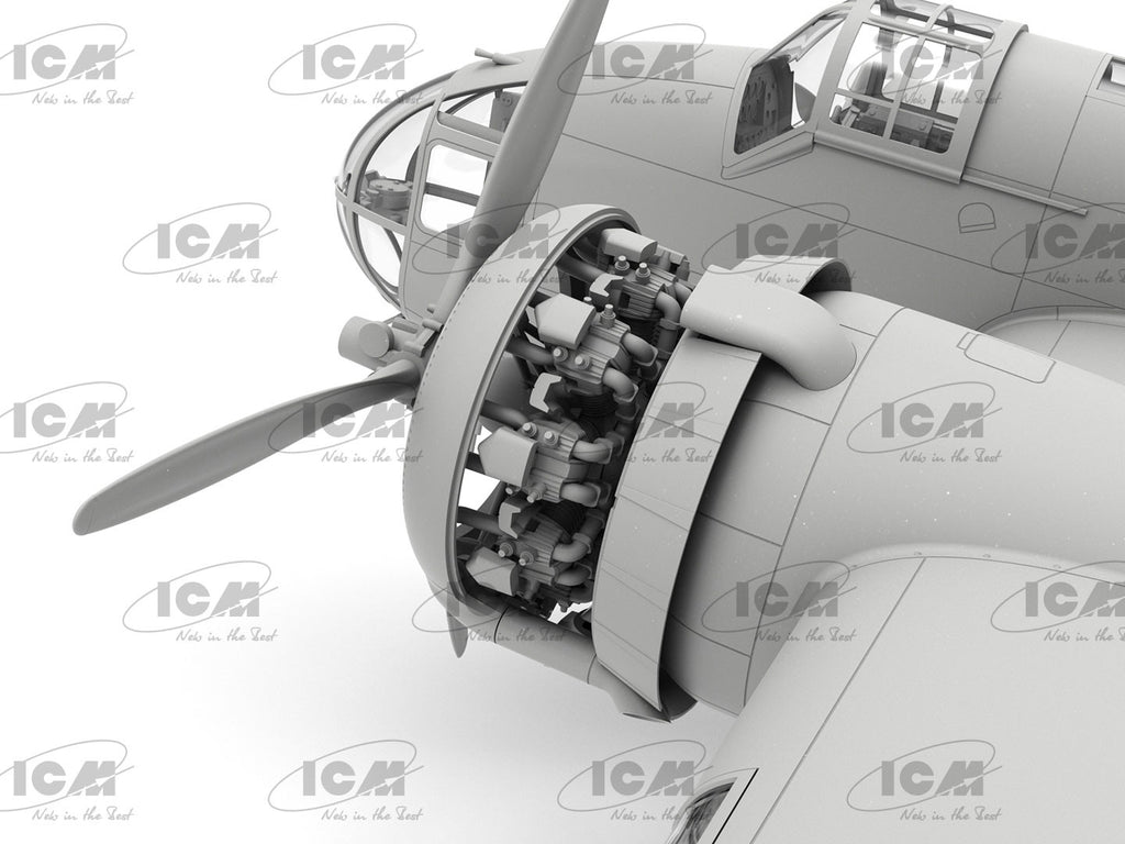 HP.52 Hampden B.MkI 1:48 Model Kit by ICM