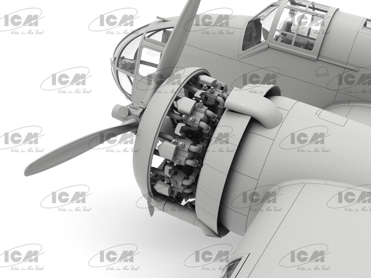 HP.52 Hampden B.MkI 1:48 Model Kit by ICM