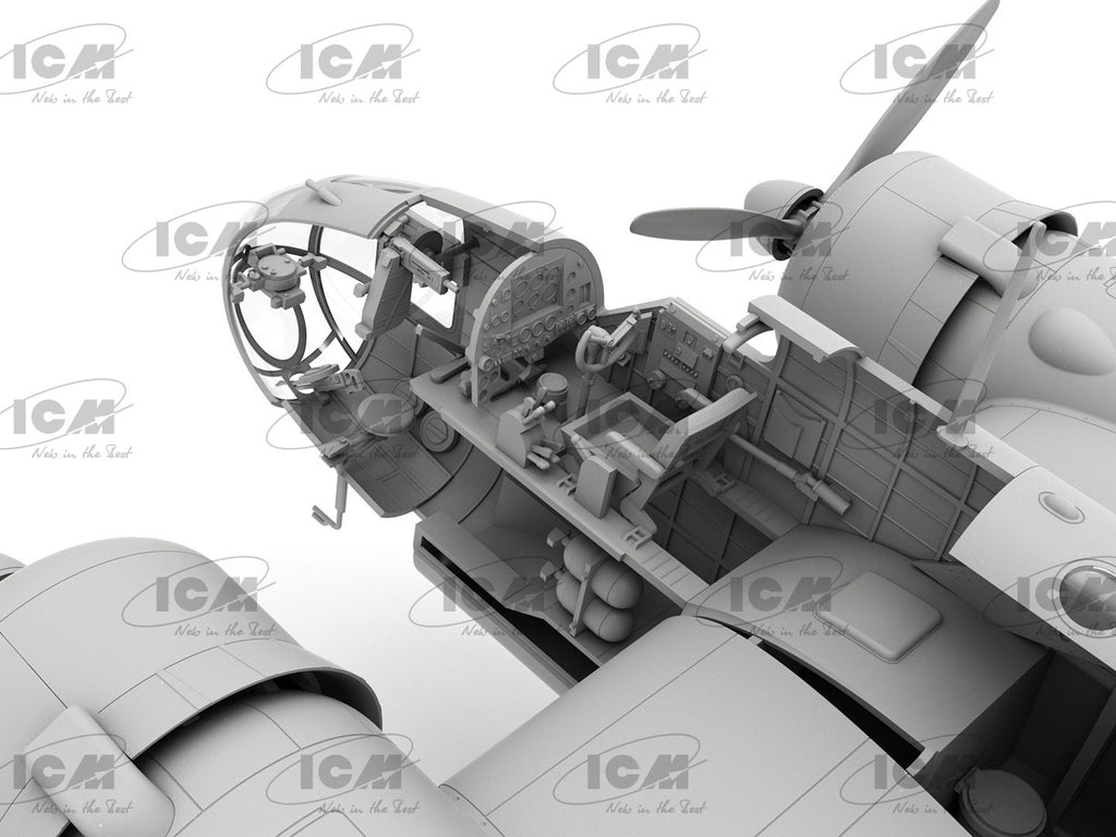 HP.52 Hampden B.MkI 1:48 Model Kit by ICM