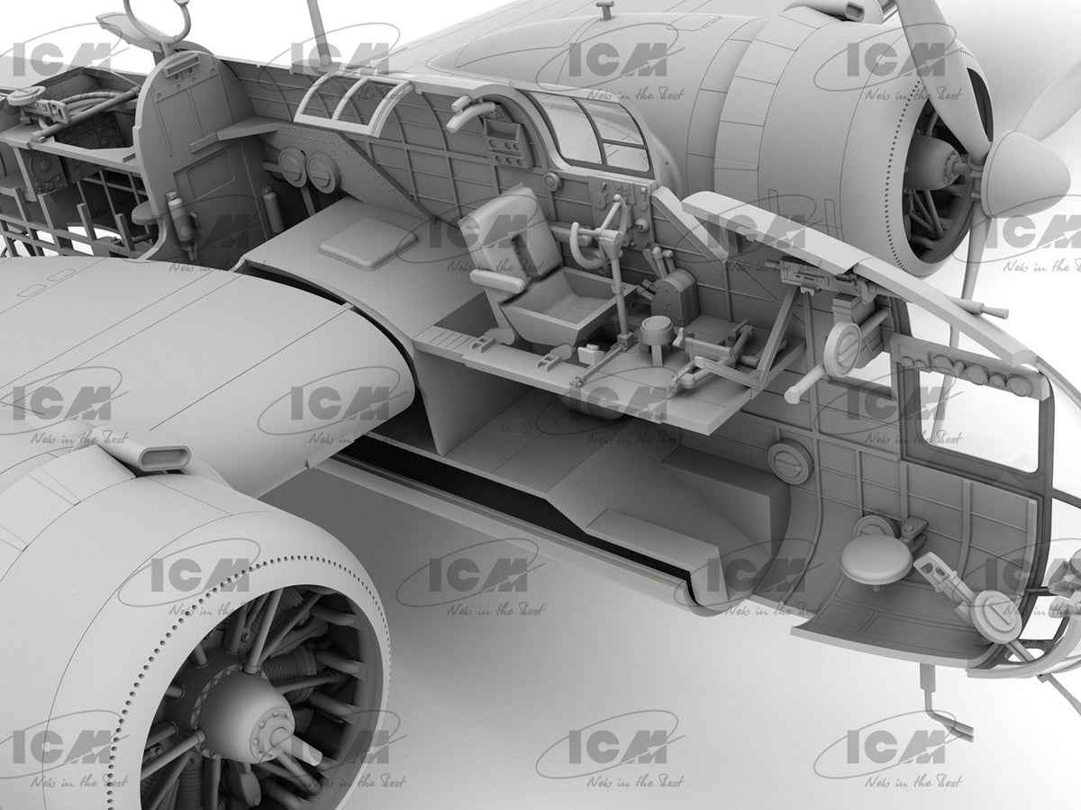 HP.52 Hampden B.MkI 1:48 Model Kit by ICM
