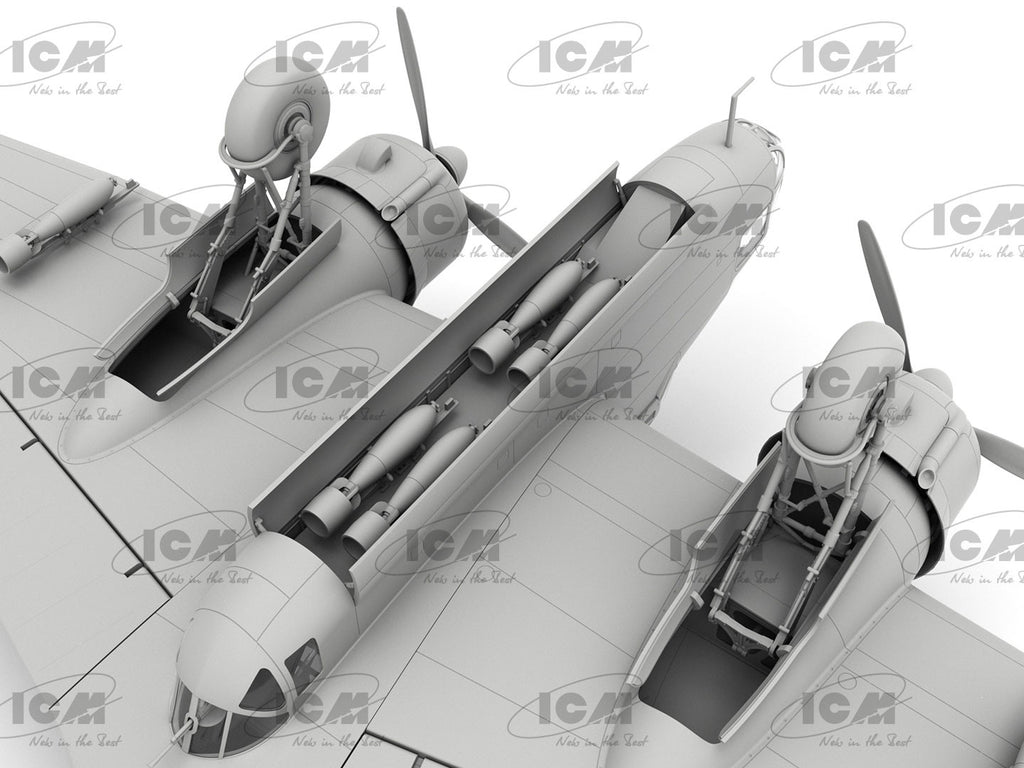 HP.52 Hampden B.MkI 1:48 Model Kit by ICM