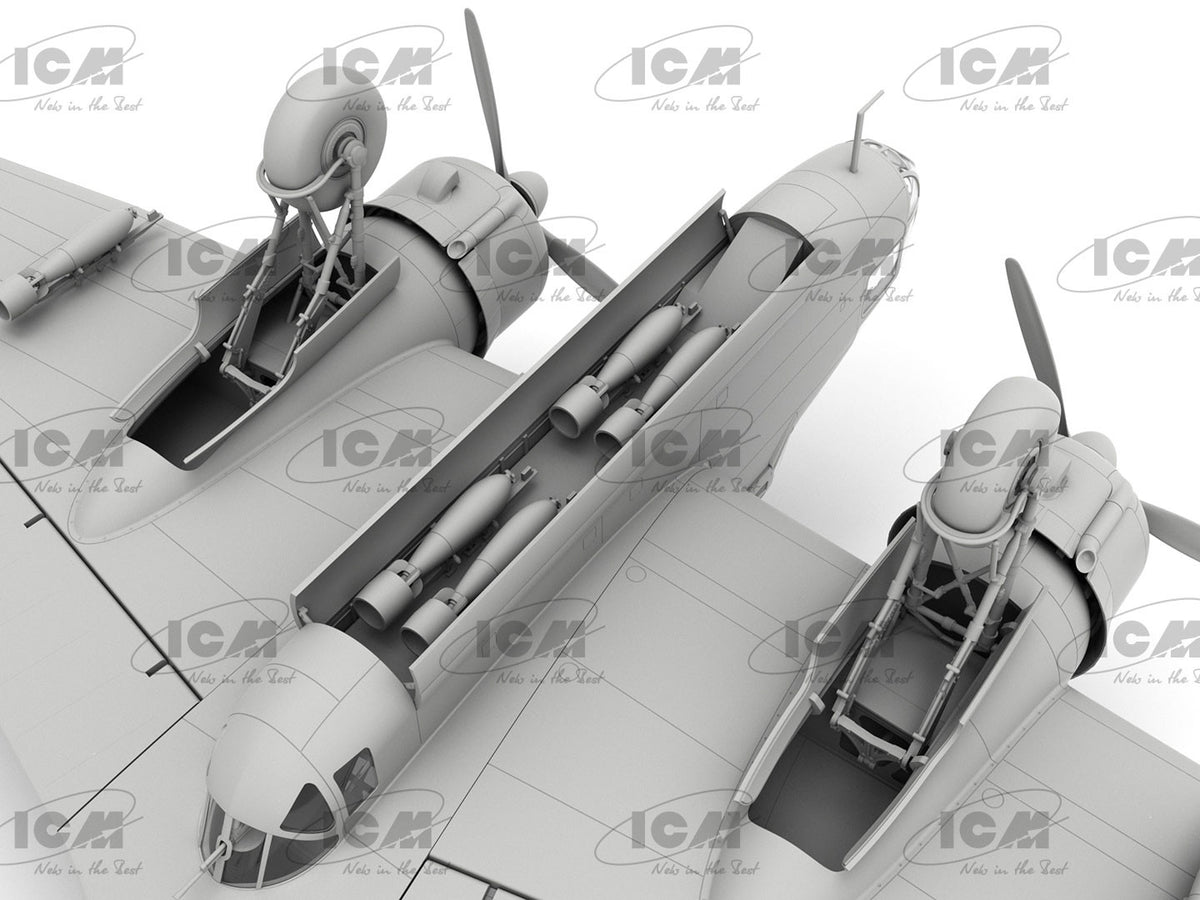 HP.52 Hampden B.MkI 1:48 Model Kit by ICM