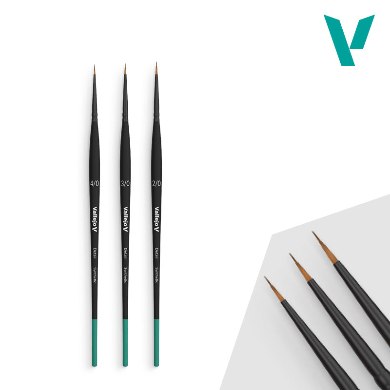 Vallejo Definition Brush Starter Set - B02990 3 Pcs
