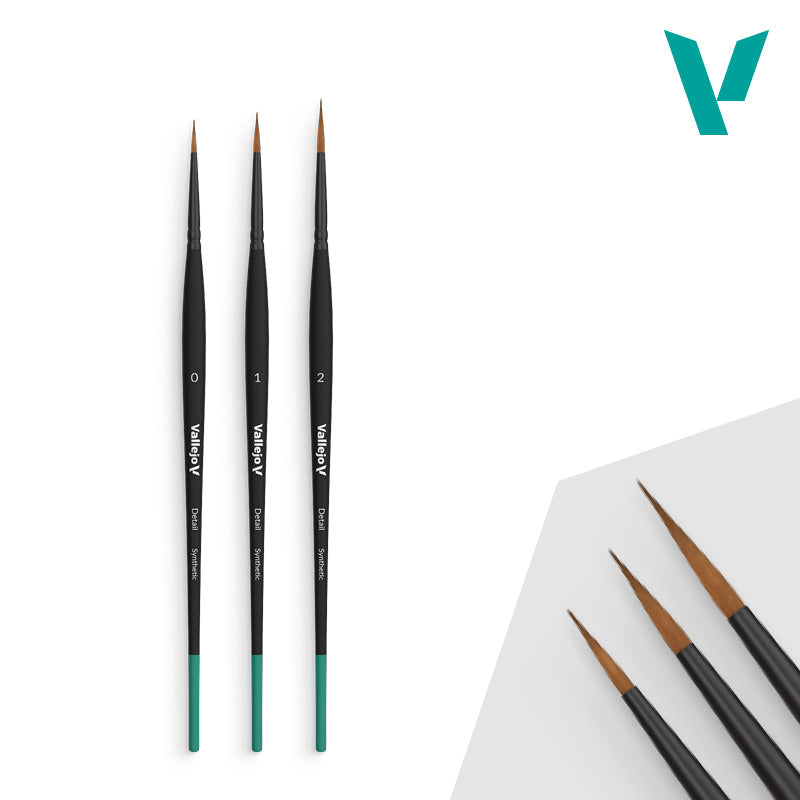 Vallejo Design Brush Starter Set - B02991 3 Pcs